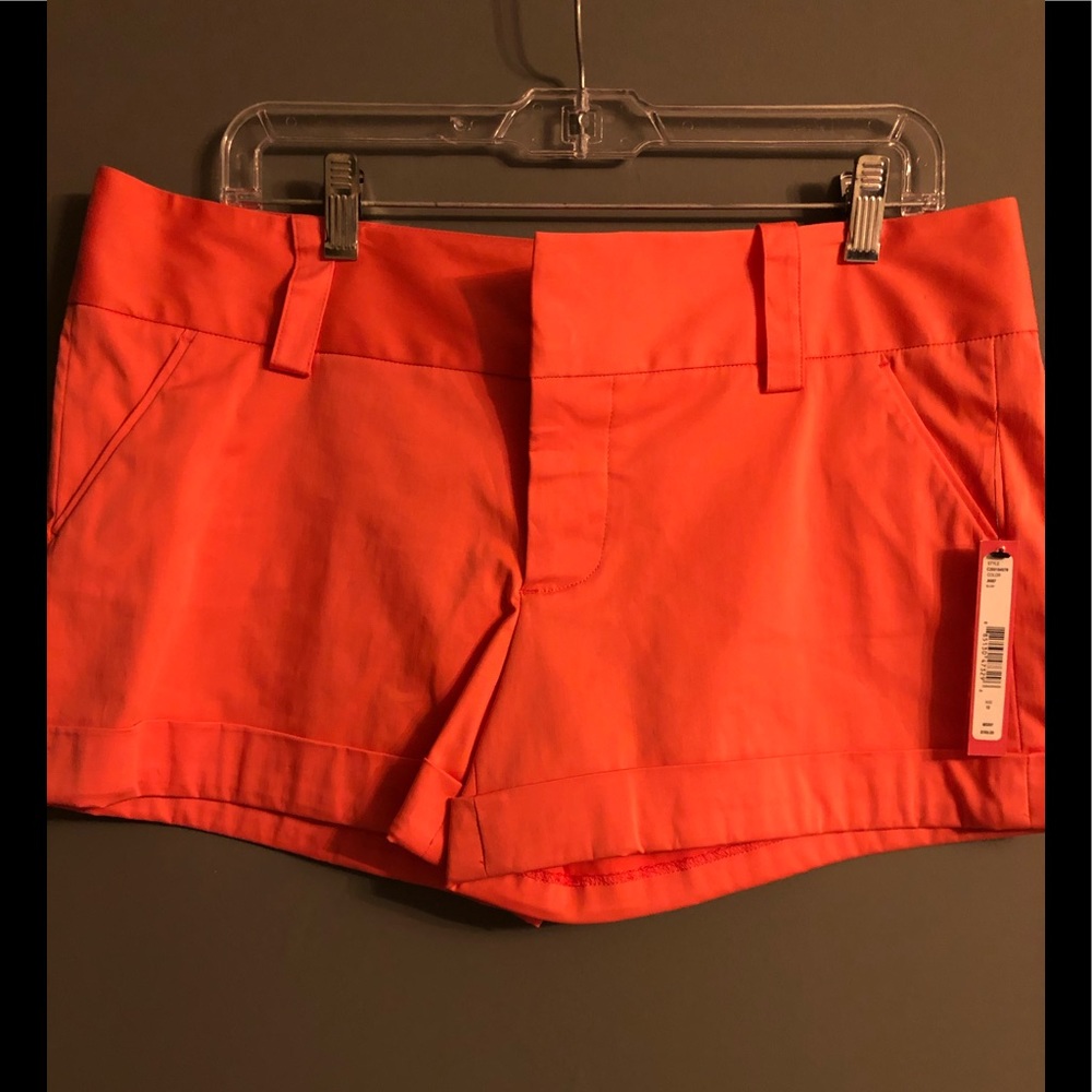 Alice + Olivia Coral Cuff Shorts